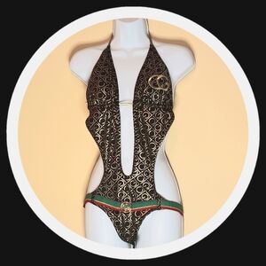 Coogi one piece monokini swimsuit Large
